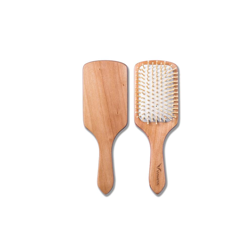 Bambu Dişli Saç Fırçası - Beyaz